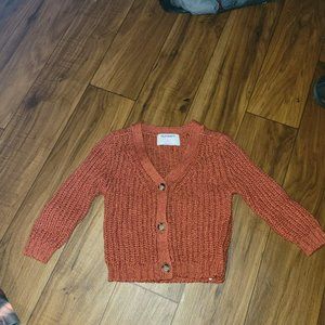 Unisex button-down sweater for baby